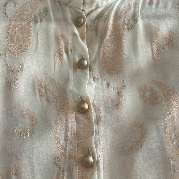 Vintage Valentino Saks Fifth Avenue Embroidered Lounge Caftan Dress XL - Picture 7 of 9